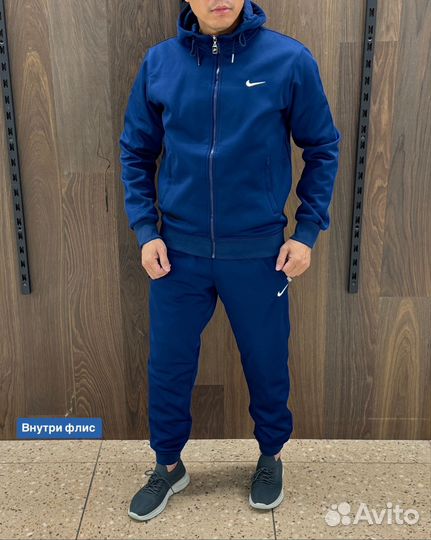 Спортивный костюм nike на флисе размеры 46/54