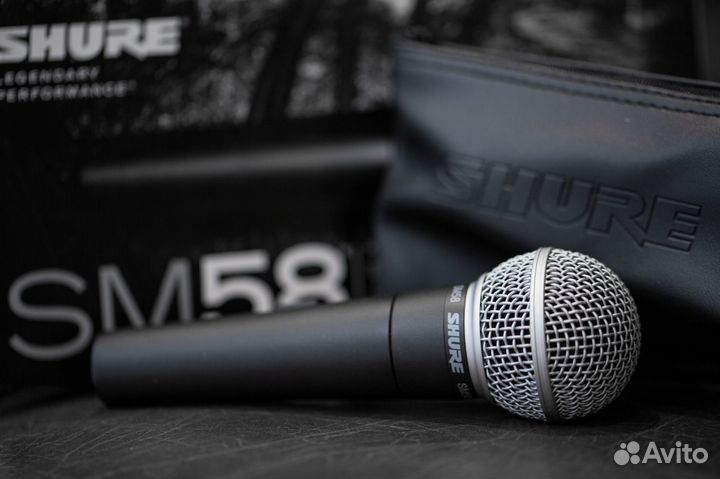 Вокальный динамический микрофон Shure SM58S с выкл