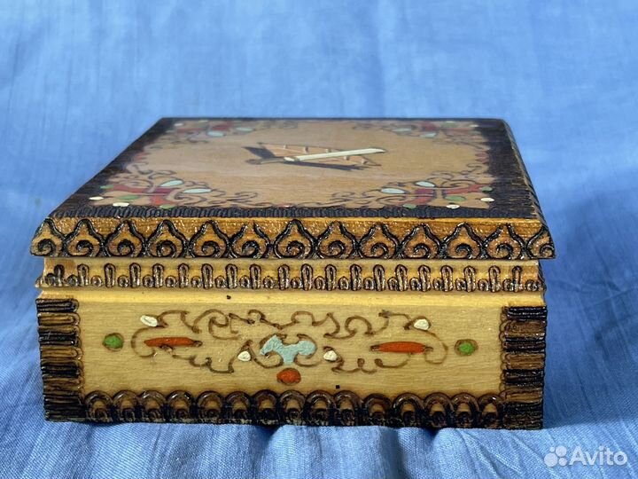 Сигаретница винтажная ручной работы