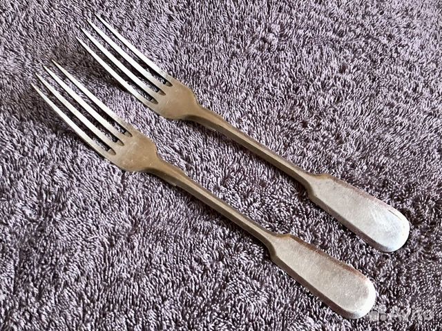 Антикварные вилки Fraget (19 век, комплект 2 шт)