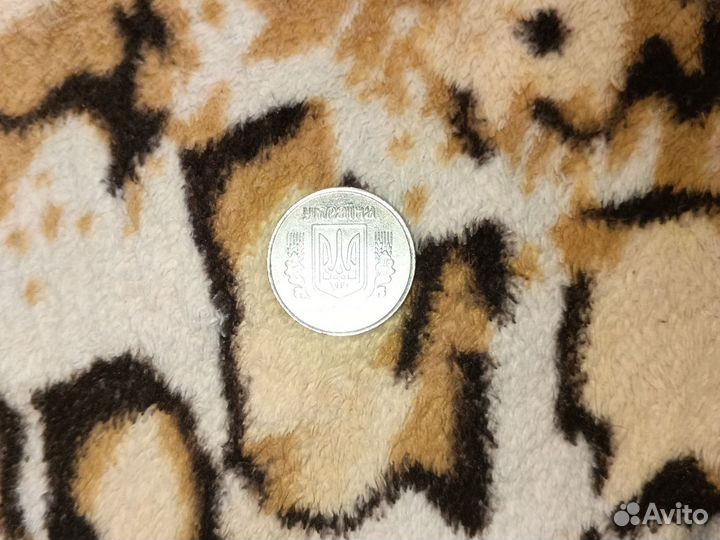 Монета 5 копеек украинских 2009 года