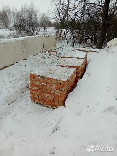 Кирпич красный бу