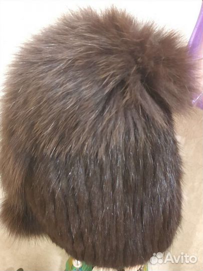 Шапка норковая женская
