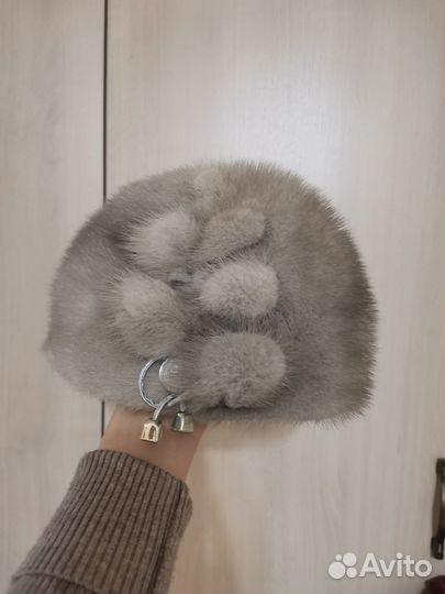 Шапка норковая женская