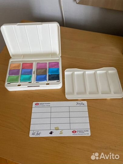 Набор акварельных красок Белые ночи 12 шт