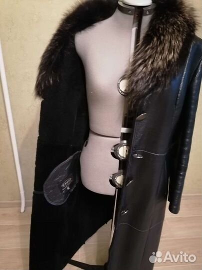 Дубленка натуральная женская 52 размер