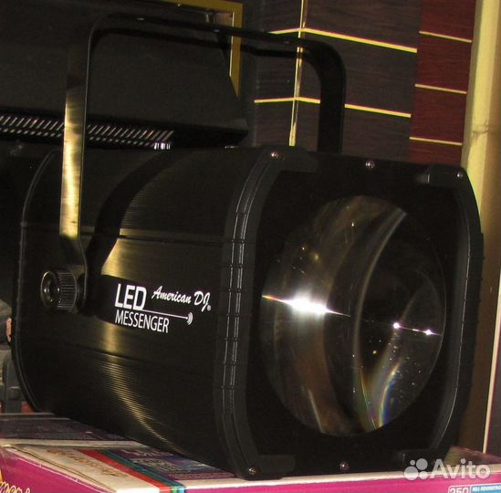 Светомузыка ADj LED Messenger RGB Mic DMX ду Линза