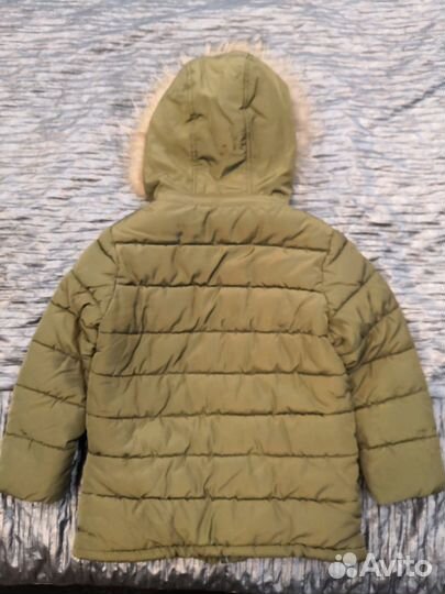 Детская зимняя куртка мальчику 5-6 лет moncler