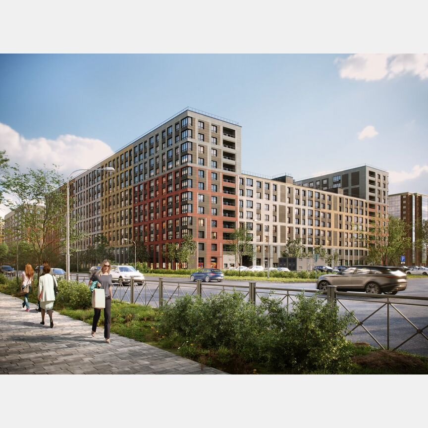 2-к. квартира, 70,4 м², 12/12 эт.