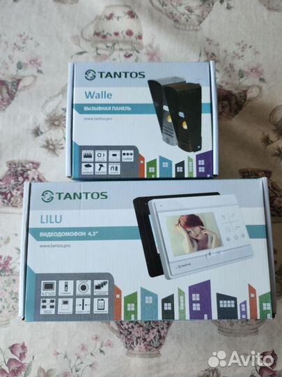 Видеодомофон Tantos Lilu и панель Tantos Walle+