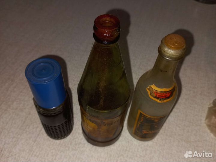 Бутылки СССР из под коньяка