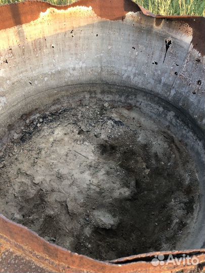Емкость для воды металлическая бу