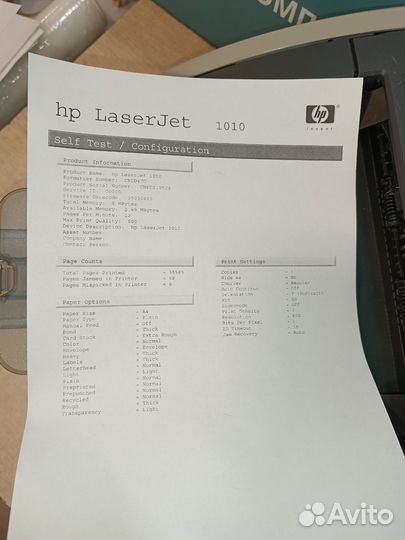 Лазерный принтер HP laserjet 1010