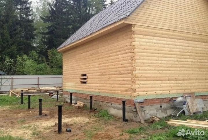 Установка винтовых свай