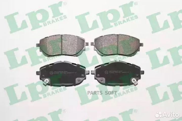 LPR 05P1784 Колодки тормозные дисковые