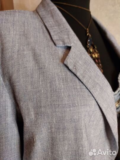 Пиджак женский с твидовым принтом M-L (46-48)