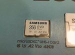 Samsung EVO plus MicroSD 256 Gb (Новая)