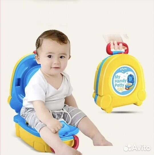 Портативный дорожный горшок. Чемоданчик. Новый