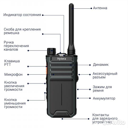 Радиостанция Hytera BP515V