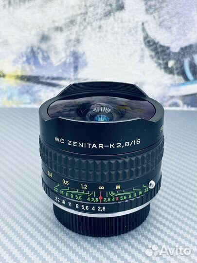 MC Zenitar-К 2,8/16 Fish-eye (Рыбий глаз)