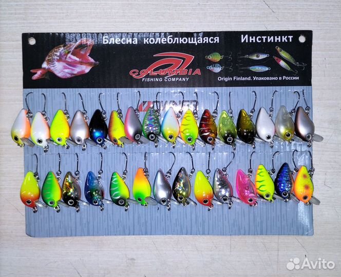 Фореливые воблера 1,7 грамма