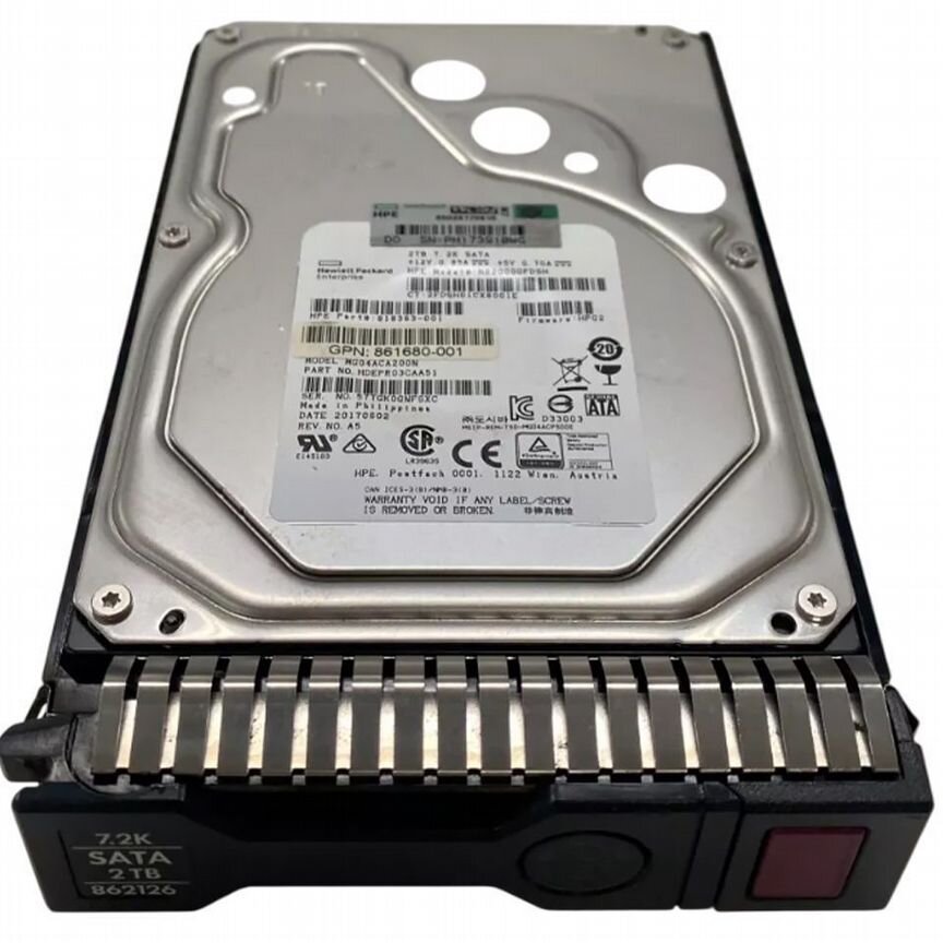 [MB2000GFDSH] Жесткий Диск Hp 2tb Sata3 3.5" Hdd Mb2000gfdsh