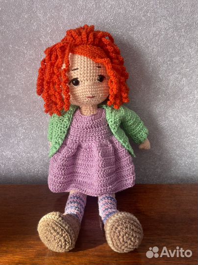 Кукла вязаная ручной работы