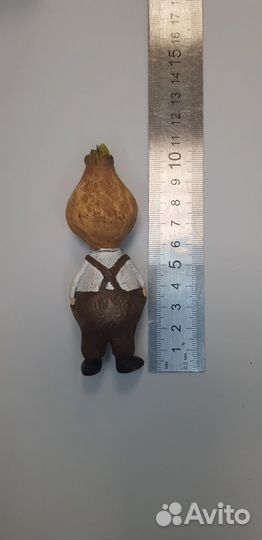 Елочная игрушка из папье-маше серия Чиполлино