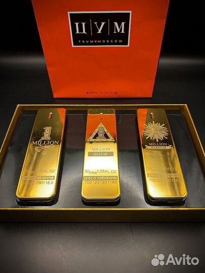 Набор духов one million 3*30мл Дубай