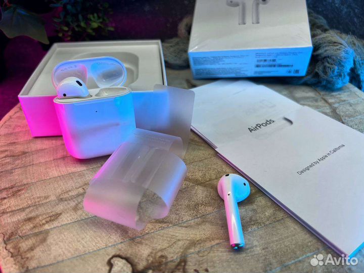 Airpods 2 + чехол в подарок