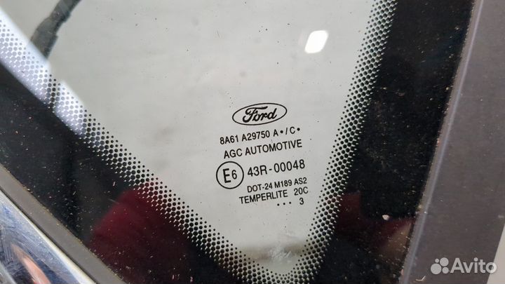 Стекло кузовное боковое правое заднее Ford Fiesta
