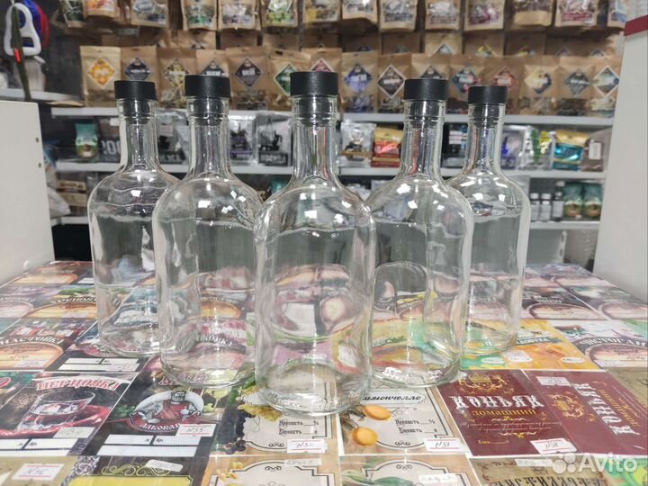 Бутылка 0,5л Ника с пробкой