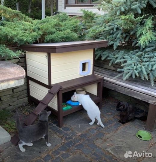 Уличный домик для кошек