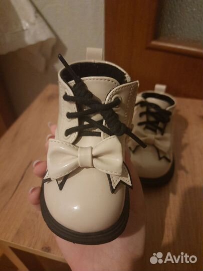 Ботинки демисезонные для девочки 21 размер