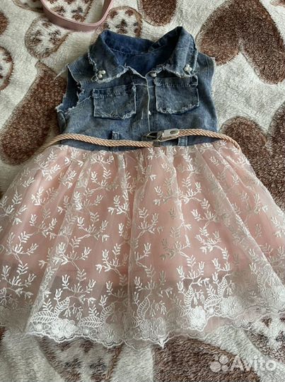 Платье на девочку рост 74-80