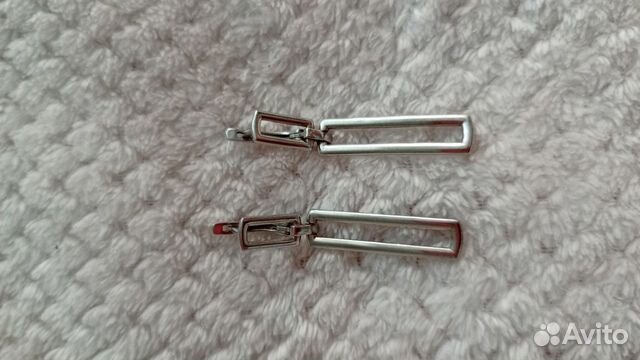 Серьги серебро