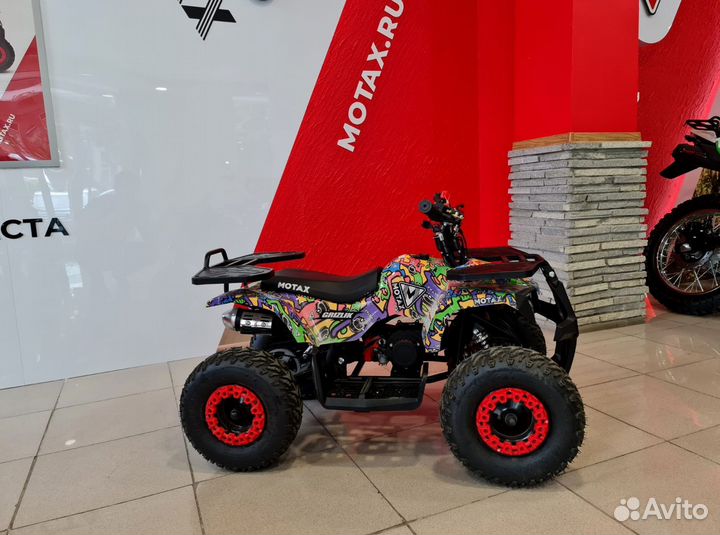 Детский квадроцикл Mini Grizlik X16 (ES) (BW)