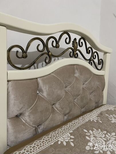 Кровать односпальная с матрасом бу