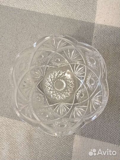 Салатник хрустальный