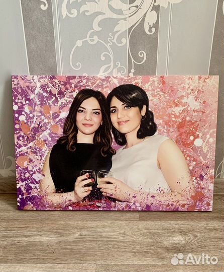 Фото на холсте. Портрет по фото на холсте