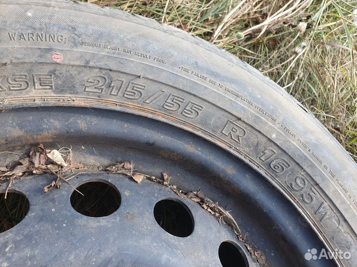 Колесо запасное 4х108 michelin 215х55х16