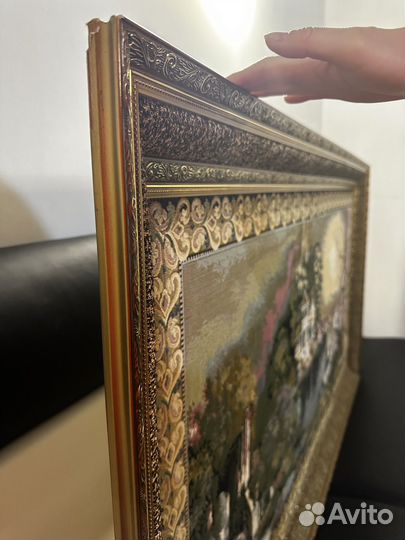 Картина, гобелен в раме. 152 см * 87 см