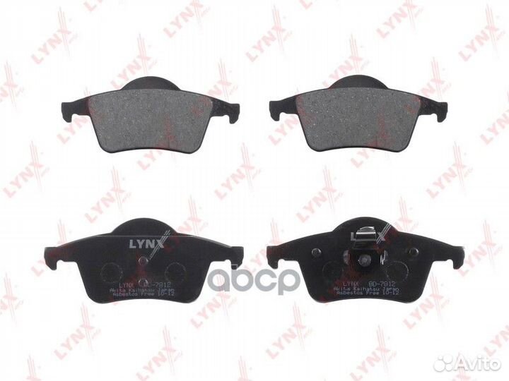 Колодки тормозные задние BD-7812 lynxauto