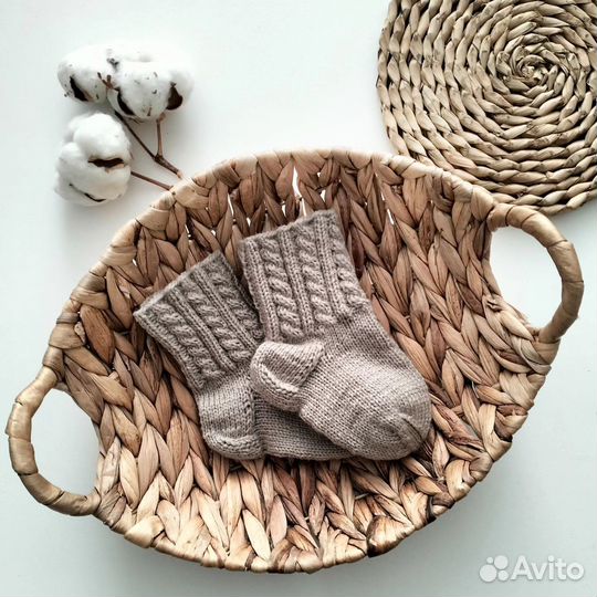 Носочки вязаные детские