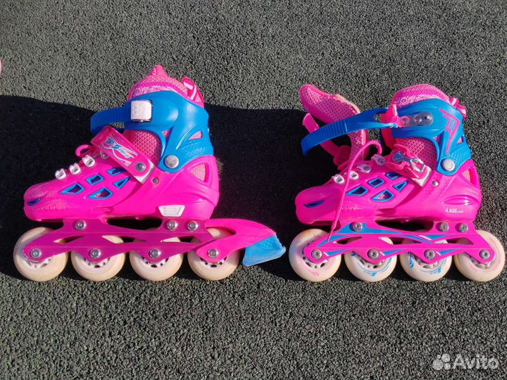 Роликовые коньки детские раздвижные