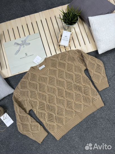 Шерстяной свитер женский Brunello Cucinelli