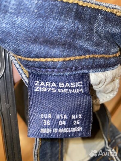 Джинсы zara 36