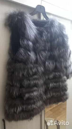 Полушубок из чернобурки