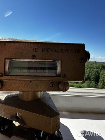 Нивелир Теодолит оптический 1976г