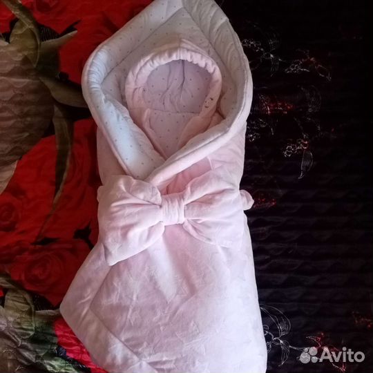 Конверт на выписку для девочки весна осень